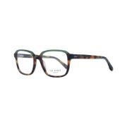 Bruine Vierkante Acetaat Optische Frames Ted Baker , Brown , Heren