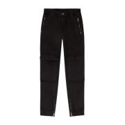 Zwarte Broek voor Mannen Aw24 Diesel , Black , Heren