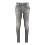 Heren 5-Pocket Broek Dsquared2 , Gray , Heren