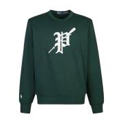 Groene Sweatshirt Aw24 Herenmode Ralph Lauren , Green , Heren