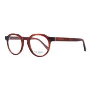 Bruine Ronde Acetaat Optische Frames Ted Baker , Brown , Heren