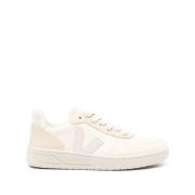 Beige Sneakers Korrelige Textuur Geperforeerd Veja , Beige , Dames