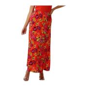 Kleurrijke Midi Rok voor Dag of Nacht Y.a.s , Multicolor , Dames