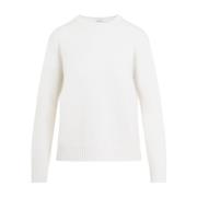 Luxe Witte Cashmere Sweater Max Mara , White , Dames