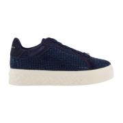 Kensington Cupsole Dames Sneakers Kurt Geiger , Blue , Dames