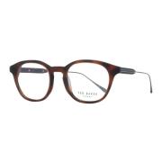 Ronde Optische Bril Ted Baker , Brown , Heren