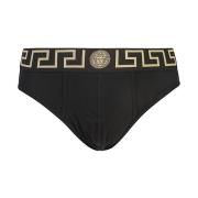 Zwarte Herenondergoed Aw24 Versace , Black , Heren