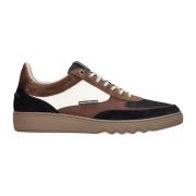 Casual Lage Sneakers Floris van Bommel , Brown , Heren