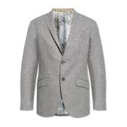 Wollen Blazer Etro , Gray , Heren