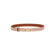 Roze Accessoires Riem Aw24 Salvatore Ferragamo , Pink , Dames