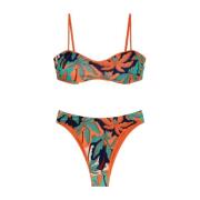 Exotische Bandeau Bikini Set Me-Fui , Multicolor , Dames