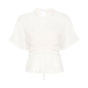 Witte Topkleding voor Vrouwen Aw24 Ulla Johnson , White , Dames