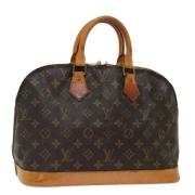 Pre-owned Canvas handbags Louis Vuitton Vintage , Brown , Dames