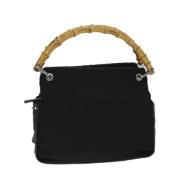 Pre-owned Nylon handbags Gucci Vintage , Black , Dames