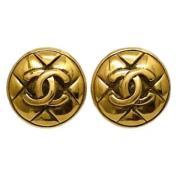 Pre-owned Metal chanel-jewelry Chanel Vintage , Yellow , Dames