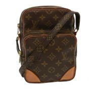 Pre-owned Canvas louis-vuitton-bags Louis Vuitton Vintage , Brown , Da...