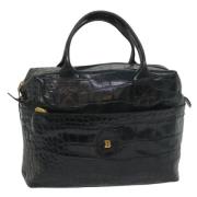 Pre-owned Leather handbags Bally Pre-owned , Black , Dames