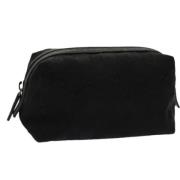 Pre-owned Canvas pouches Gucci Vintage , Black , Dames