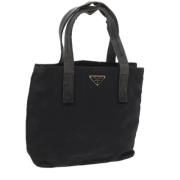 Pre-owned Nylon handbags Prada Vintage , Black , Dames