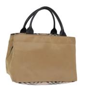 Pre-owned Nylon handbags Burberry Vintage , Beige , Dames