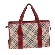 Pre-owned Canvas handbags Burberry Vintage , Beige , Dames