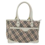 Pre-owned Canvas handbags Burberry Vintage , Beige , Dames