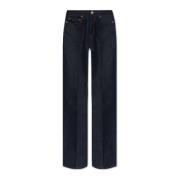 Jeans met logo Ami Paris , Blue , Dames