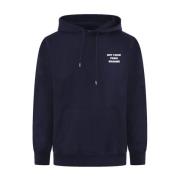 Heren Hoodie met Slogan Drole de Monsieur , Blue , Heren