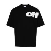 Zwarte T-shirts Polos voor Mannen Off White , Black , Heren