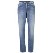 Blauwe Jeans Aw24 Herenmode PT Torino , Blue , Heren