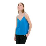 Verstelbare Strap Top in Directoire Blue My Essential Wardrobe , Blue ...