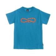 Flame Logo Tee Turquoise T-Shirt Propaganda , Blue , Heren