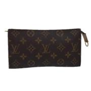 Pre-owned Canvas pouches Louis Vuitton Vintage , Brown , Dames