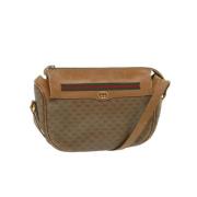 Pre-owned Canvas gucci-bags Gucci Vintage , Beige , Dames