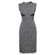 Pre-owned Fabric dresses Louis Vuitton Vintage , Gray , Dames