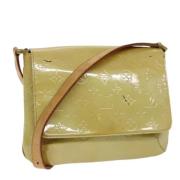 Pre-owned Leather shoulder-bags Louis Vuitton Vintage , Beige , Dames