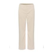 Ancient Scroll Straight Leg Broek Cream , Beige , Dames