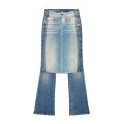 Casual Broeken Diesel , Blue , Dames