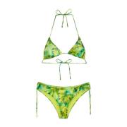 Bikini Triangolo E Slip Fisso Sundown F**k , Multicolor , Dames