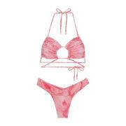 Triangle Bikini EN Vaste Amerikaanse Briefs Lovers Line F**k , Pink , ...