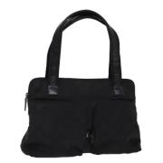 Pre-owned Canvas totes Gucci Vintage , Black , Dames