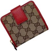 Pre-owned Canvas wallets Gucci Vintage , Brown , Dames