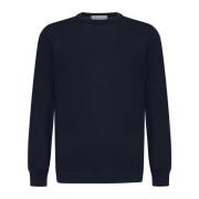 Blauwe Sweaters voor Mannen D4.0 , Blue , Heren