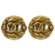 Pre-owned Metal chanel-jewelry Chanel Vintage , Yellow , Dames