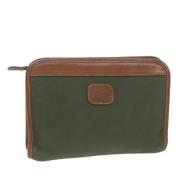 Pre-owned Canvas clutches Burberry Vintage , Green , Dames