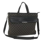 Pre-owned Canvas gucci-bags Gucci Vintage , Black , Dames