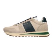 Beige Suède Lage Sneaker PS By Paul Smith , Beige , Heren