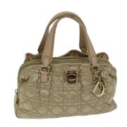 Pre-owned Nylon handbags Dior Vintage , Beige , Dames