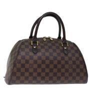 Pre-owned Canvas handbags Louis Vuitton Vintage , Brown , Dames