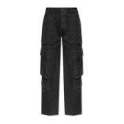 Broek met logo Dsquared2 , Black , Heren